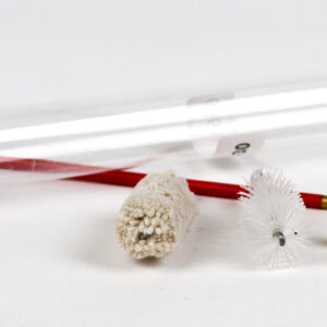 Rensesæt cal. .22 PVC belagt stål rensestok med kuglelejehåndtag og børster.